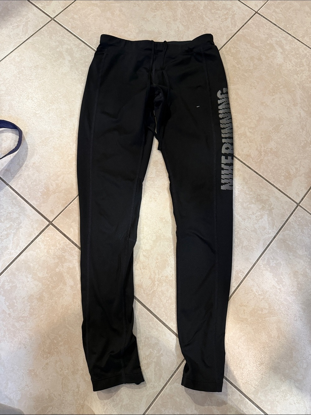 Nike Black Leggings with Side Logo